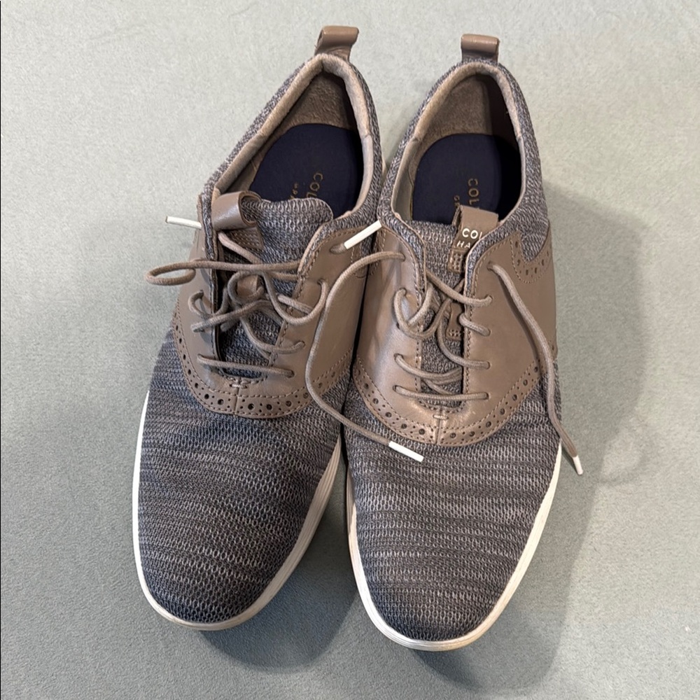 Cole Haan Men's Gray Knit Sneakers